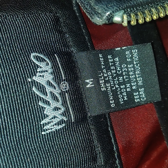 Woman's mossimo leather jacket size medium super cute - Picture 2 of 3